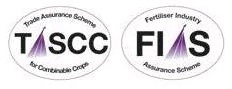 Logos for the TASCC and FIAS trade assurance schemes.